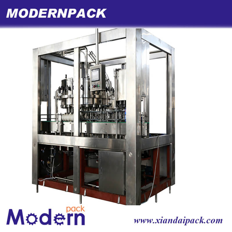 Automatic filling beverage filling machine for the can